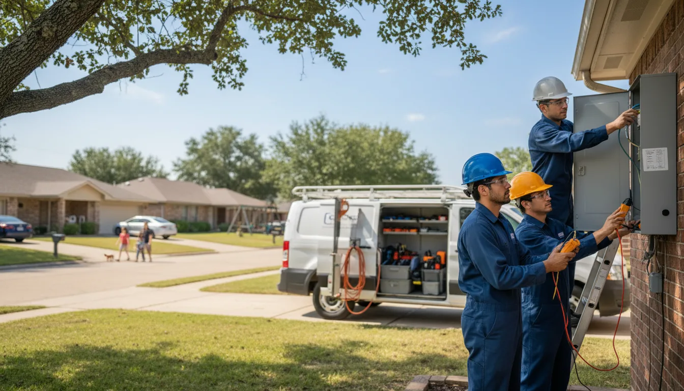 Certified electrician providing emergency electrical services in Pine Ridge, KY